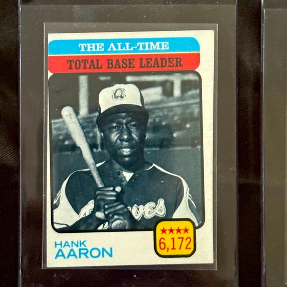 [9] Rare 1973 Topps ‘THE ALL-TIME’ Baseball Cards; Hank Aaron, Babe Ruth & more - Picture 2 of 16